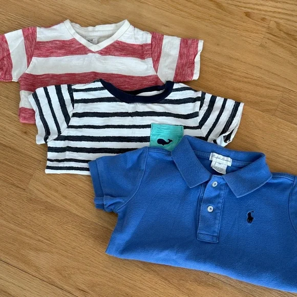 Toddler Ralph Lauren 3 pc Polo T Shirt Bundle, Size 12-18 mo - Picture 9 of 9
